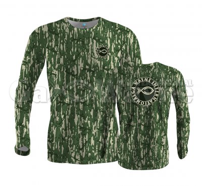 Jungle Camo Fishing Performance Shirts