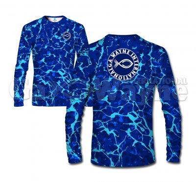 Kids Water Camo Fishing Shirts