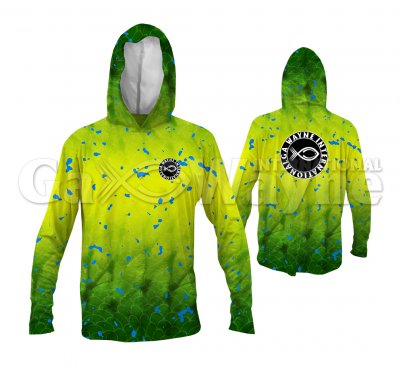 Mahi Camo Fishing Hooded Shirts